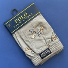 NWT Polo Ralph Lauren Gray Preppy Bear Print Cotton Boxer Shorts - S