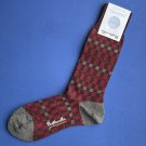 NWT Pantherella Wetton Maroon Merino Wool Dress Socks #593089 - S