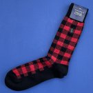NWT Polo Ralph Lauren Red/Black Buffalo Check Wool-Blend Boot Socks NWT Polo Ralph Lauren Red/Black Buffalo Check Wool-Blend Boot Socks