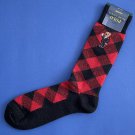 NWT Polo Ralph Lauren Polo Tuxedo Bear Red/Black Check Cashmere Blend Boot Socks NWT Polo Ralph Lauren Polo Tuxedo Bear Red/Black Check Cashmere Blend Boot Socks