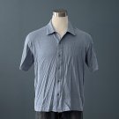 NWT Theory Heron (Blue) Ryder Button Front Linen Blend S/S Shirt - XL NWT Theory Heron (Blue) Ryder Button Front Linen Blend S/S Shirt - XL