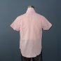 NWT Robert Graham Borsi Pink Linen Cotton Short Sleeve Button Front Shirt - L