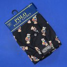 NWT Polo Ralph Lauren Cotton Black Basketball Bear Classic Fit Button Front Boxer - L NWT Polo Ralph Lauren Cotton Black Basketball Bear Classic Fit Button Front Boxer - L