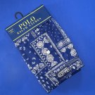 NWT Polo Ralph Lauren Woven Cotton Blue Bandana Print Classic Fit Button Front Boxer - XL NWT Polo Ralph Lauren Woven Cotton Blue Bandana Print Classic Fit Button Front Boxer - XL
