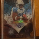 2008 Icons Football Lendale White Die Cut /25