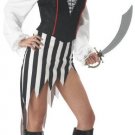 Size: Small #00953 Sexy Buccaneer Babe  Blackbeard Pirate Adult Costume