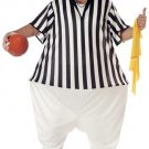 #00978  Funny Clown Referee Adult Costume