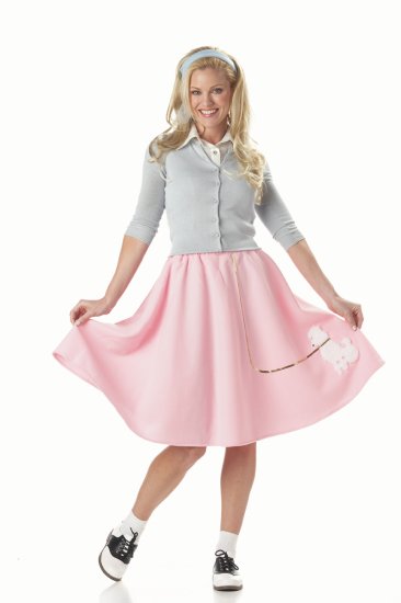 Size: Medium #00830 50's Sandy Grease Poodle Skirt Adult Costume