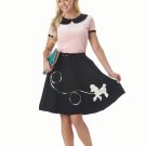 Size: Large #00710  50's Hop Grease Poodle Skirt Adult Costume
