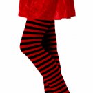 One Size Only #60178 Black and Red Striped Boutique Stockings Child Costume Accessory One Size Only #60178 Black and Red Striped Boutique Stockings Child Costume Accessory