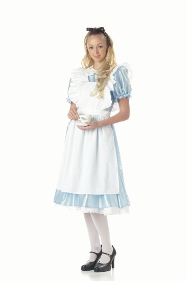 Classic Alice In Wonderland Adult Costume Size Large 01191 1879