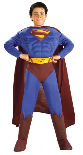 Superman Returns Deluxe Muscle Chest Costume Size: Large #882302L
