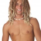#70460   Hippie Beach Bum Surfer Dude Adult Costume Wig