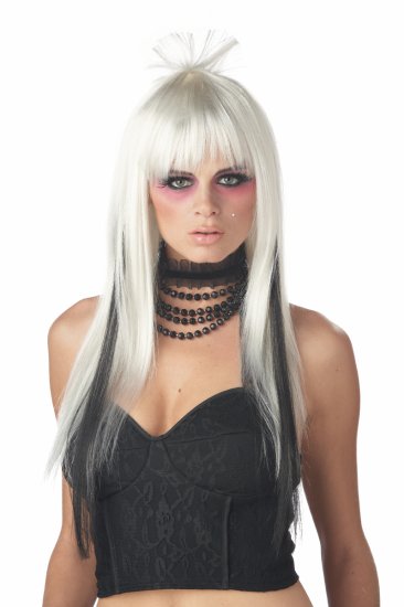 #70377 Punk Rock Chopstix Rock Star Diva Adult Costume Wig