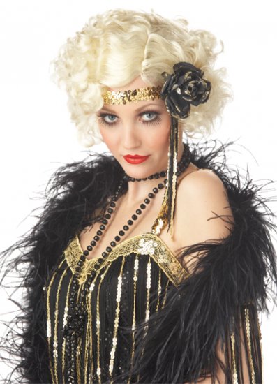 #70255 Jazz Baby 20's Fashion Flapper Adult Costume Wig