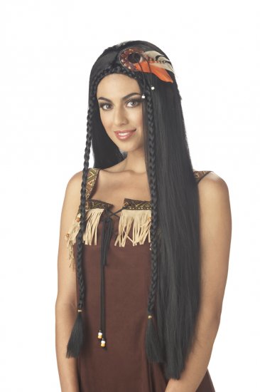 70508 Sexy Indian Pocahontas Princess Adult Costume Wig 