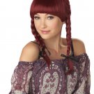 #70379 Poland Bohemian Braids Pony Tail Adult Costume Wig