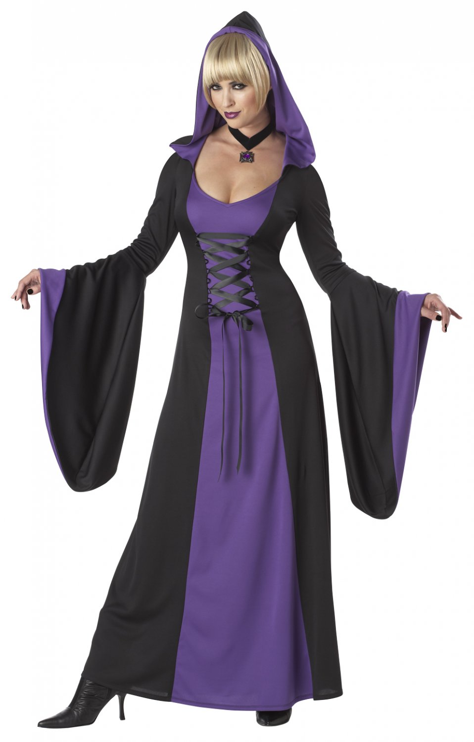 Size: X-Small #01146 Renaissance Gothic Deluxe Hooded Robe Adult Costume