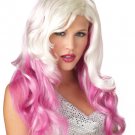 #70639  Sexy Vixen Fantasy Waves Mermaid Rock Star Adult Costume Wig