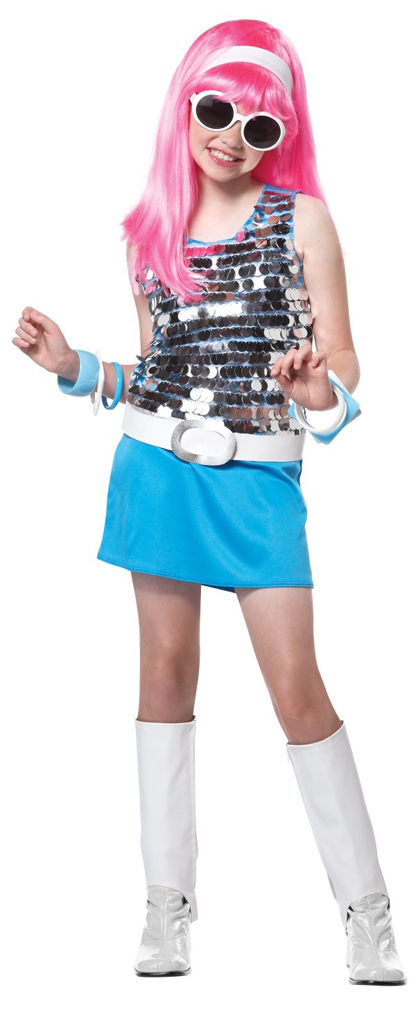 Size Small 00331 Disco Rock Star Go Go Girl Child Costume