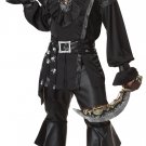 Size: X-Large #01188 Buccaneer Plundering Pirate Black Beard Adult Costume Size: X-Large #01188 Buccaneer Plundering Pirate Black Beard Adult Costume