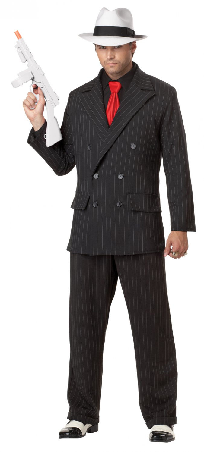 Size: Medium #01189  Mob Boss Mafia 1920's Adult Costume