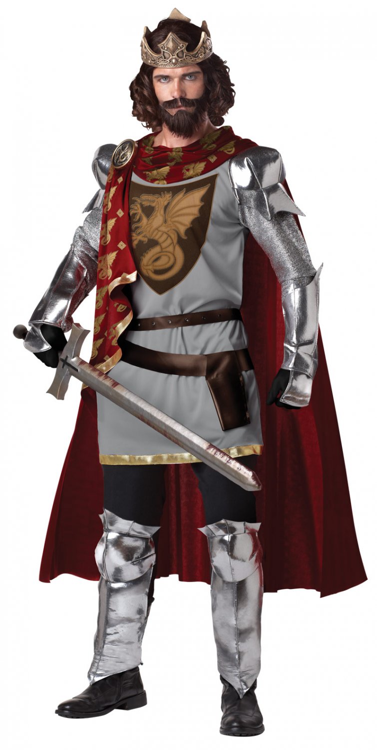 Size: Medium #01234 Disney King Arthur Medieval Knight Adult Costume