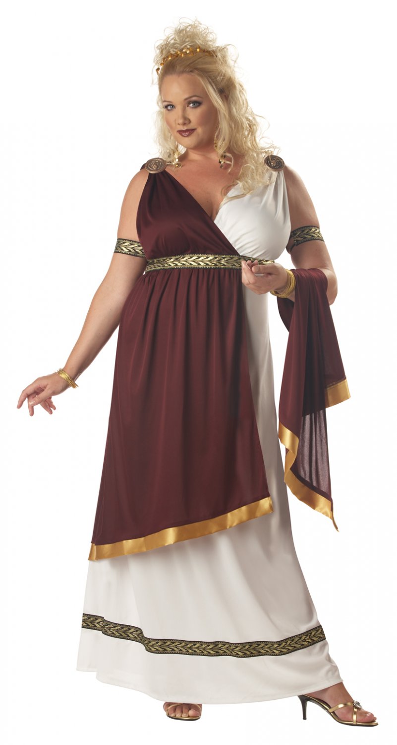 Roman Empress Greek Queen Adult Plus Size Costume: 3X-Large #01673