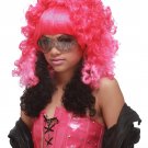 #70685 Music Star Rap Princess Minaj Adult Costume Wig Pink #70685 Music Star Rap Princess Minaj Adult Costume Wig Pink