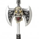 Jaw Dropper Skull Axe Weapon Toy Accessory