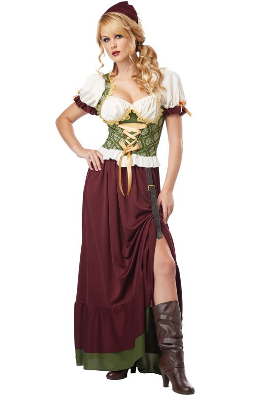 Size: Small #01254  Renaissance Wench Tavern Maiden Adult Costume