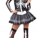 Size: Small #01128 Halloween Skeleton Masquerade Adult Costume