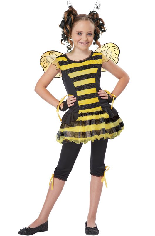 Size: Medium Plus #00409 Bumble Bee Buzzin Around Child Costume