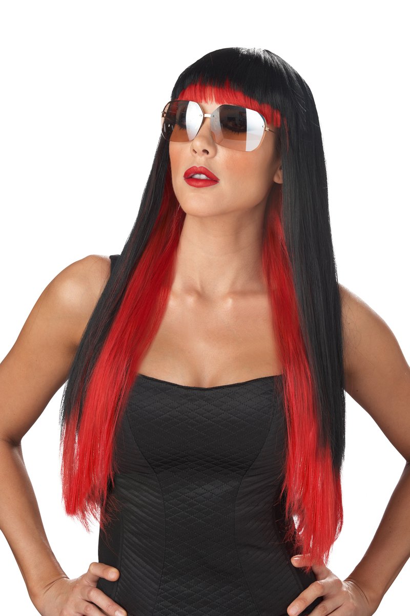 #70689 Rock Star Hollywood Diva Glam Adult Costume Wig