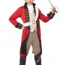 Size: Large #00434 England British Royal Redcoat Military Navy Child Costume Size: Large #00434 England British Royal Redcoat Military Navy Child Costume