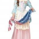 Size: Medium #00431 Civil War Betsy Ross Colonial Lady American Flag Child Costume