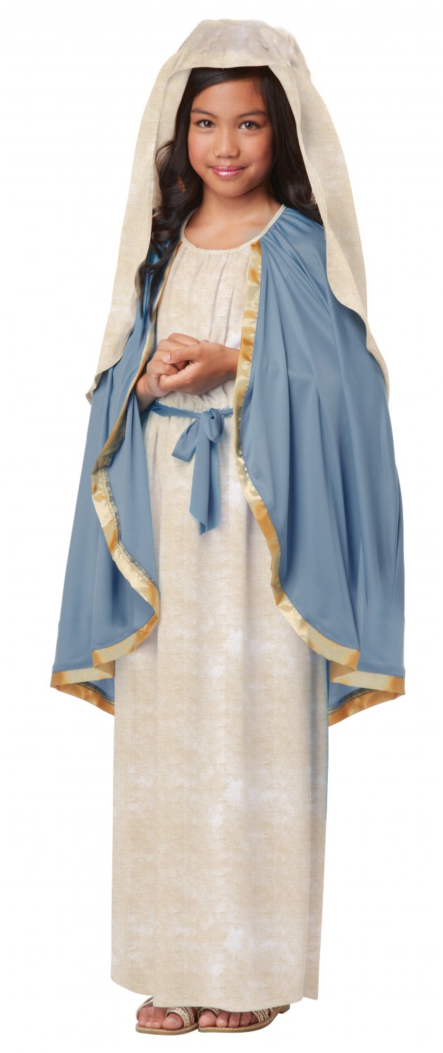 Size: Large #00438 Christmas Biblical Virgin Mary Child Costume
