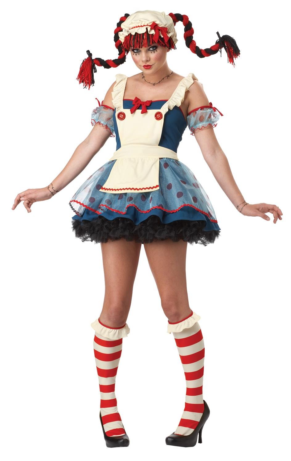 Size X Small 01376 Sexy Raggedy Ann Doll Adult Costume