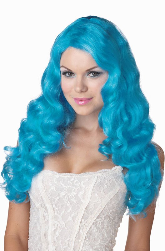 Sweet Tart Adult Costume Wig Aqua 70748