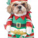 Size: Large #20132 Santa Claus Christmas Elf Pup Pet Dog Costume