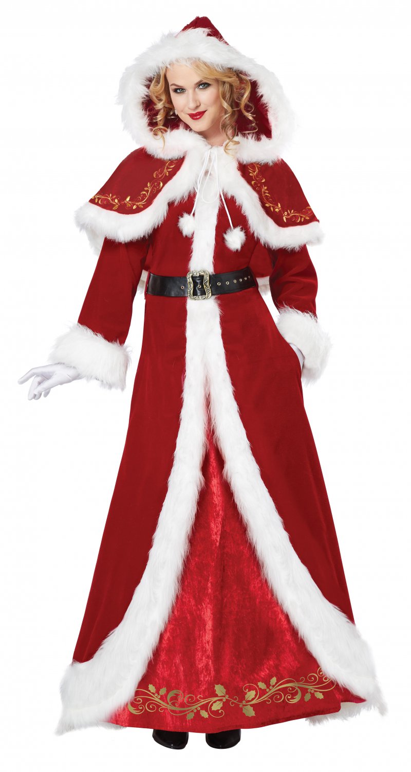 Christmas Sexy Mrs Santa Claus Deluxe Adult Costume Size Large 01557 8796