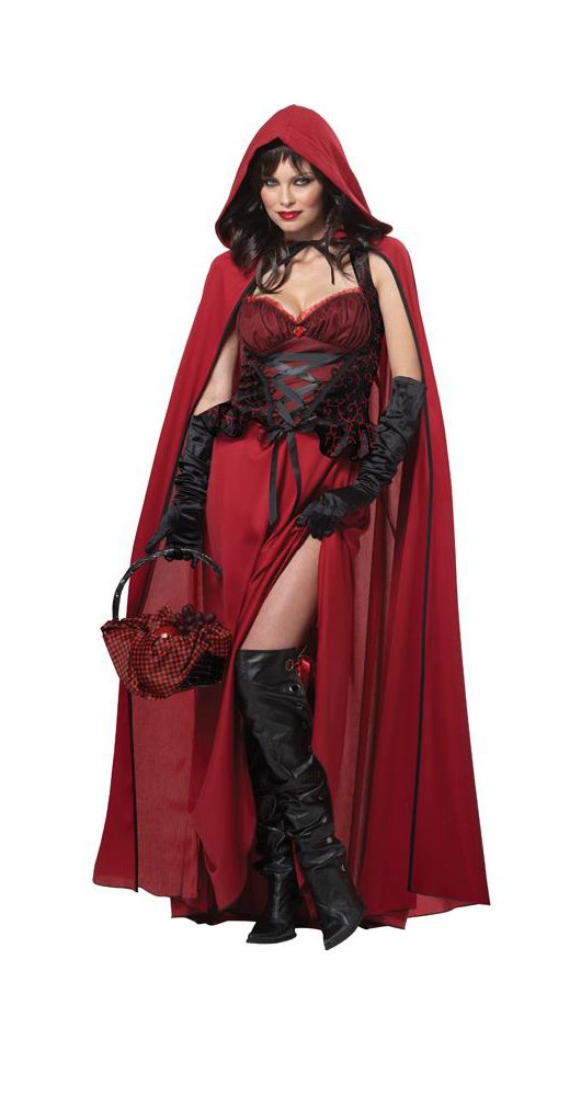 Sexy Dark Red Riding Hood Adult Costume Size X Large 01185 3427
