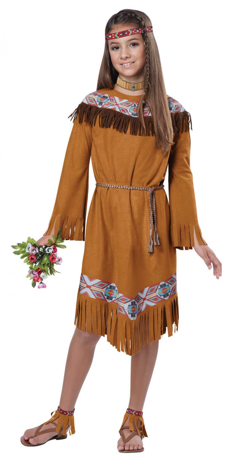 Size: Large #00497 Thanksgiving Pocahontas Indian Girl ...