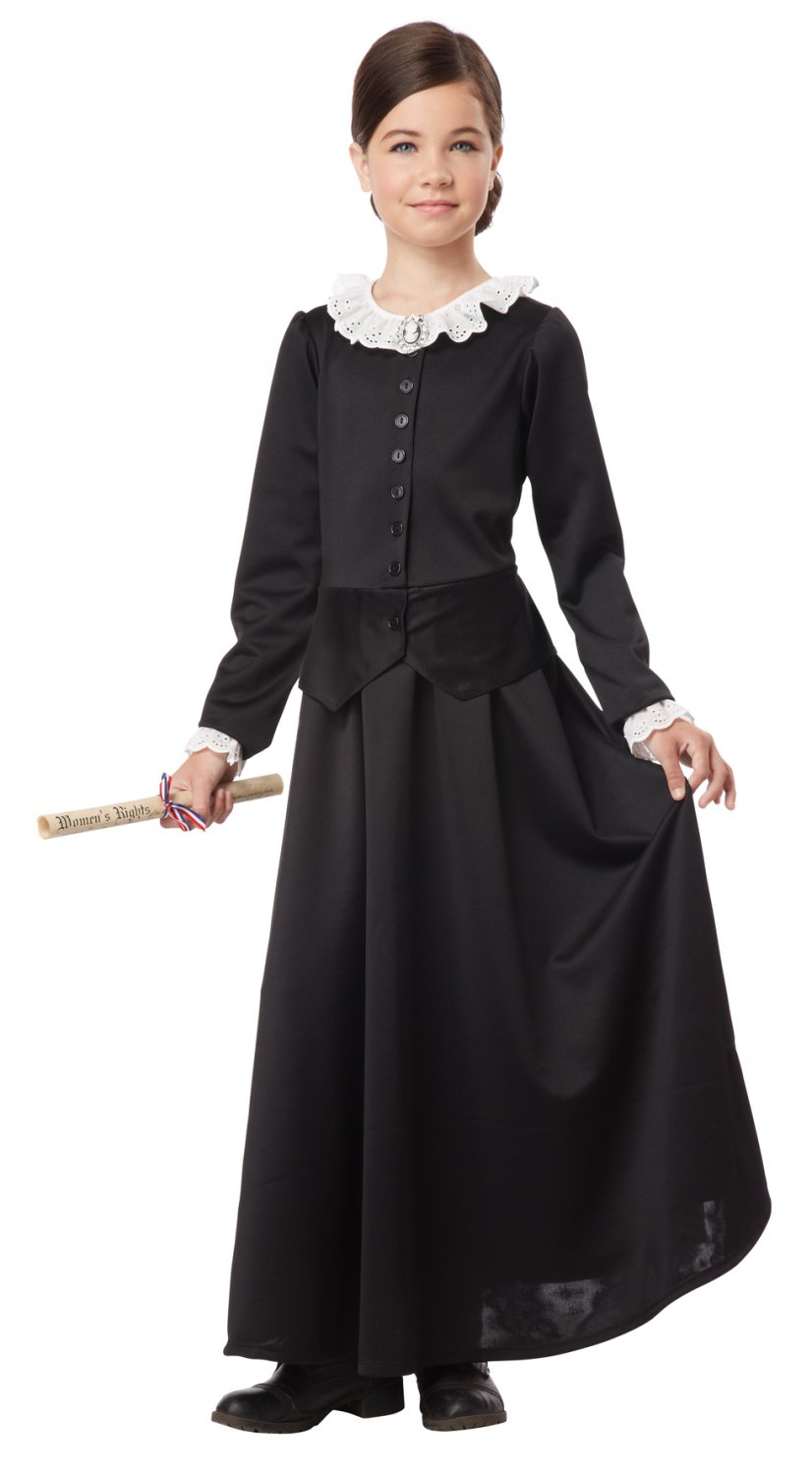 Size: X-Large #00483 1800's Colonial Civil War Susan B. Anthony ...