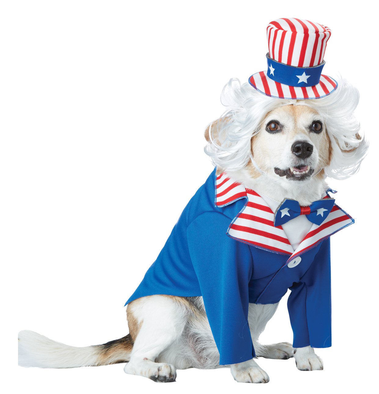 Size: Medium #20147 Patriotic Uncle Sam USA Pet Dog Costume
