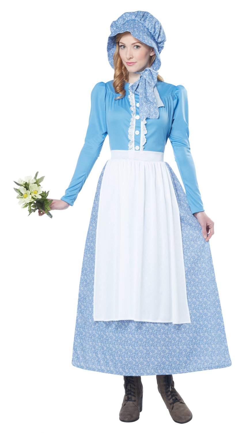 Size: X-Small #01248 Cowboy Western Pioneer 1800's Woman Adult Costume