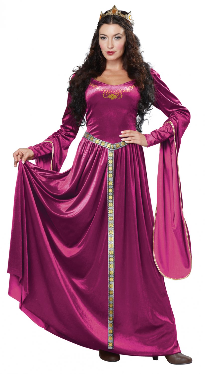 Size: Large #01379 Renaissance Lady Guinevere Medieval Times Adult Costume