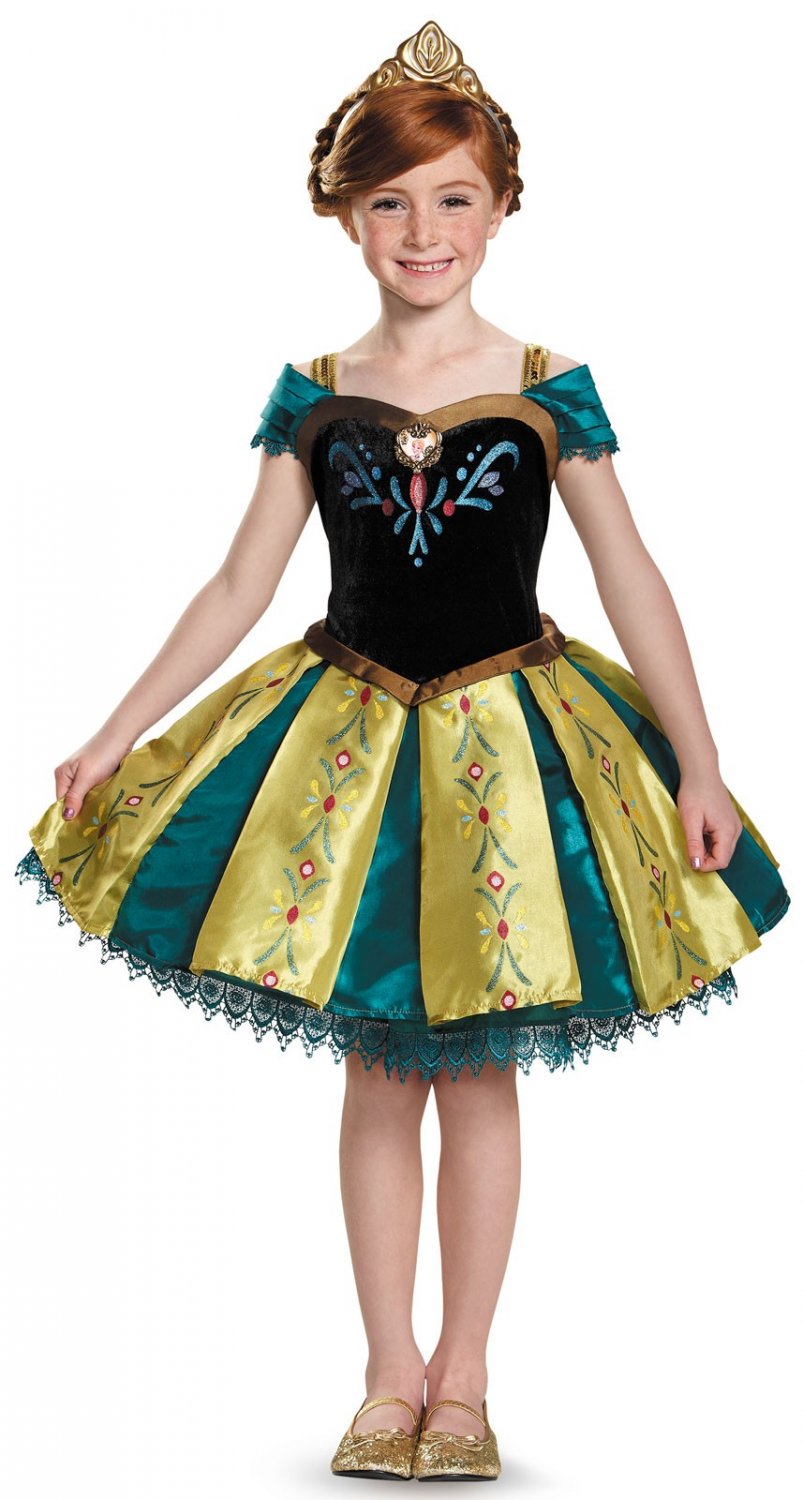 Disney Princess Frozen Anna Coronation Tutu Prestige Child Costume, Size Medium (7-8)  #8319M