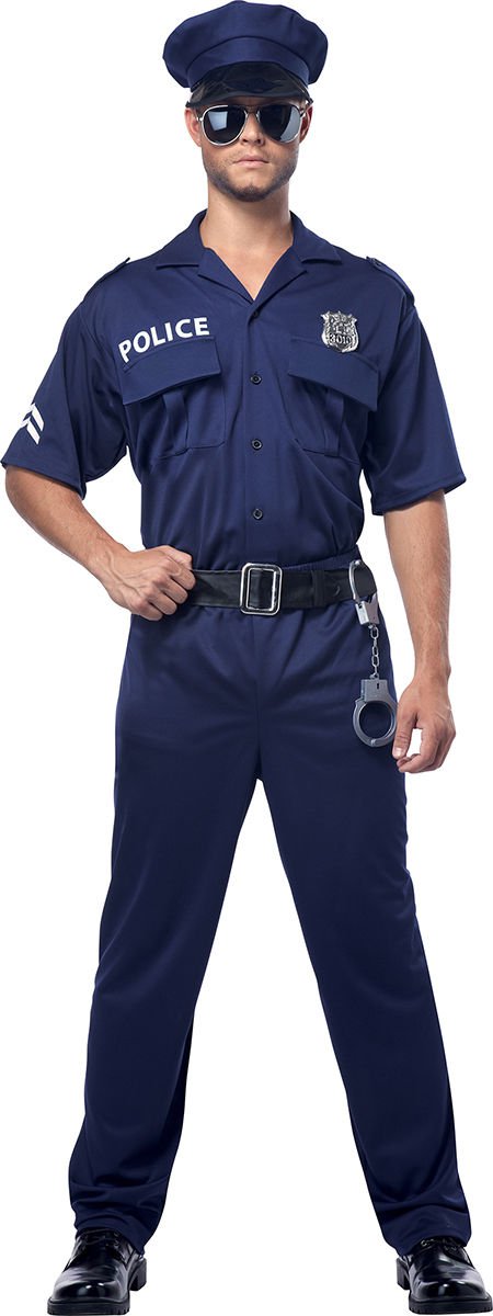 Swat Sheriff Police Officer Adult Costume Size: Medium #00923