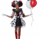 Size: Medium #00586 Gothic Doll Creepy Clown Girl Child Costume Size: Medium #00586 Gothic Doll Creepy Clown Girl Child Costume